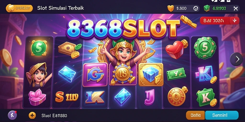 Tampilan menarik dari gameplay 8368SLOT dengan mesin slot yang beragam.