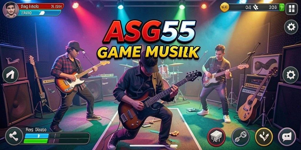 Tampilan gameplay ASG55 yang seru dan menantang.