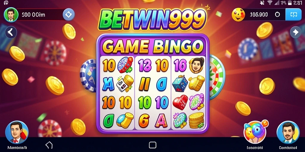 Tampilan menarik dari gameplay Bingo di BETWIN999.