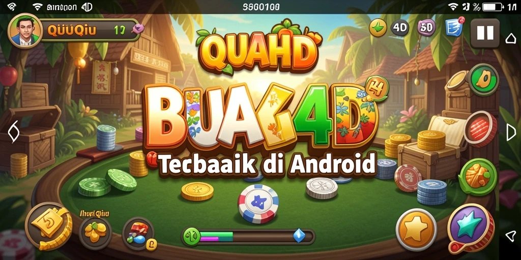 Screenshot gameplay BUAH4D yang menampilkan aksi seru QiuQiu.