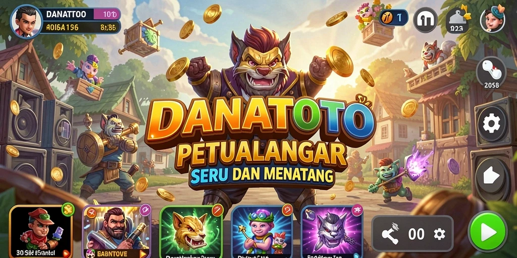 Gameplay seru dan penuh tantangan di DANATOTO.