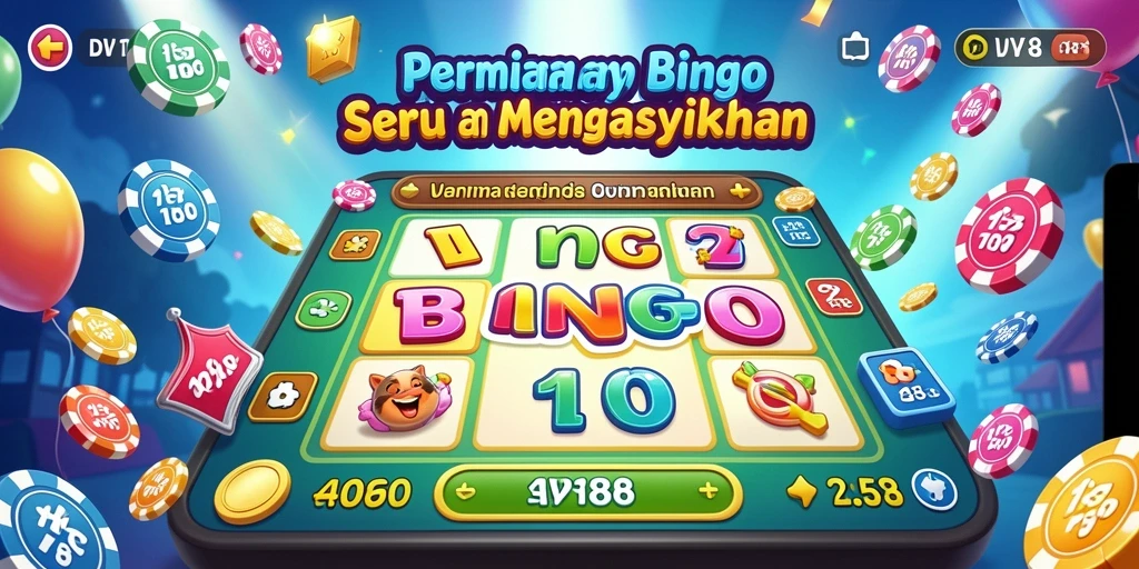 Tampilan gameplay seru dalam aplikasi DV188 Bingo.
