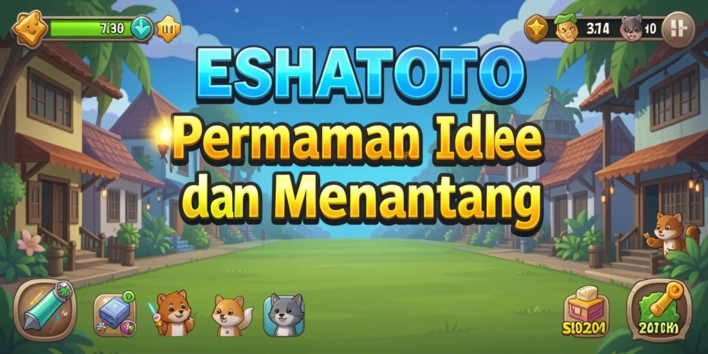 Gameplay ESHATOTO yang adiktif dan santai.