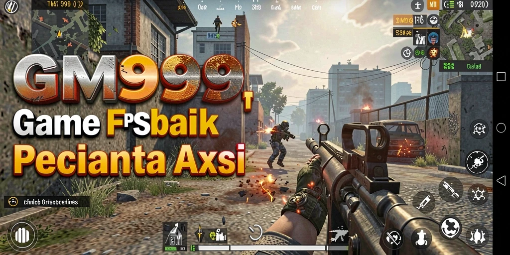 Tampilan gameplay GIM999 yang mendebarkan dalam pertempuran FPS.