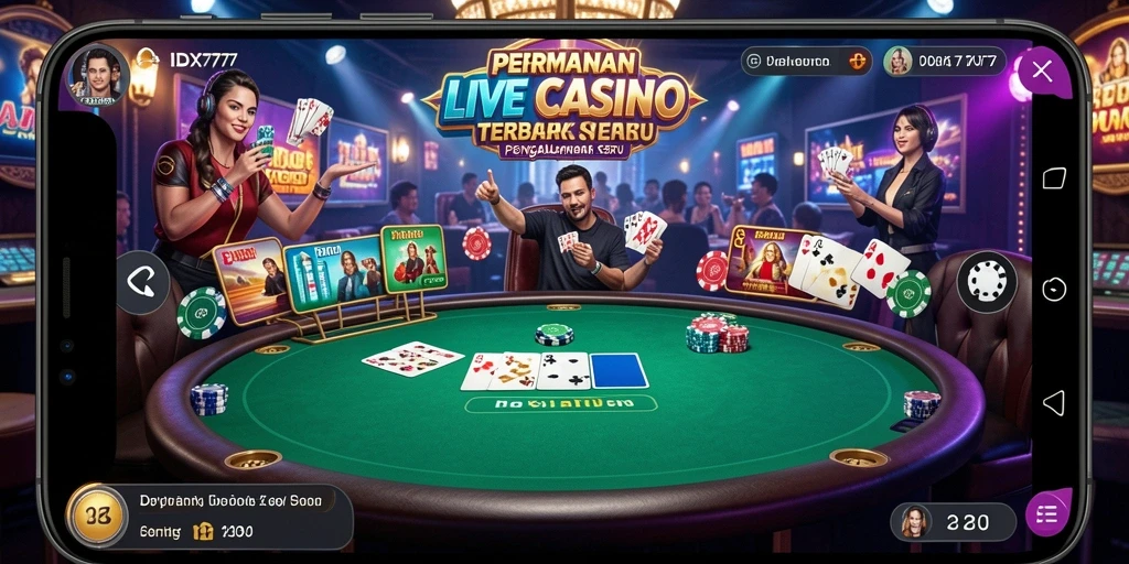 Gameplay Live Casino yang seru dan interaktif di IDX777.