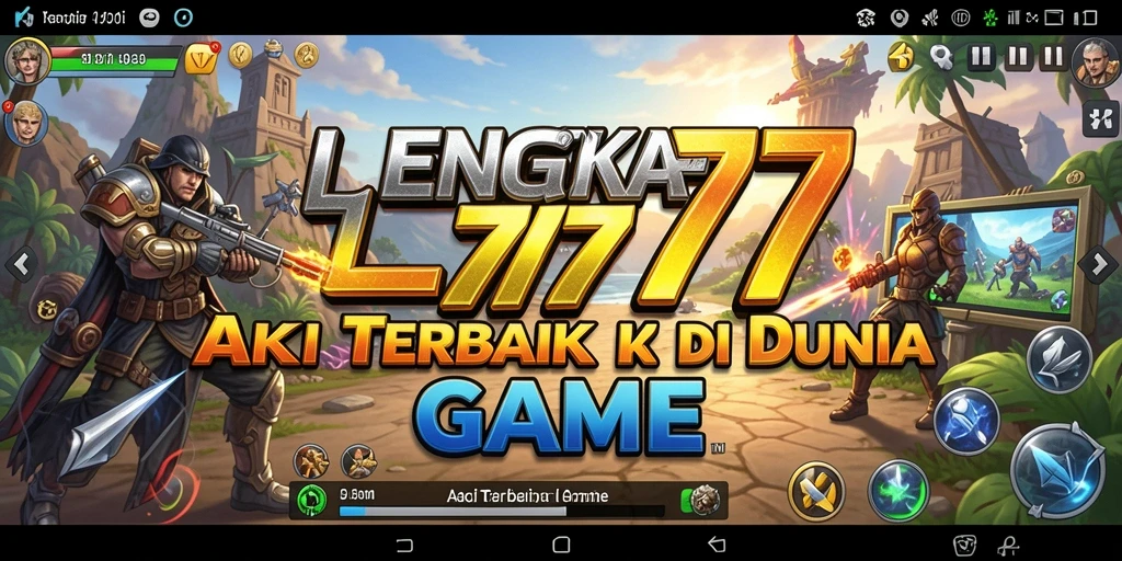 Tampilan gameplay seru dari LENGKAP777 dengan aksi mendebarkan.