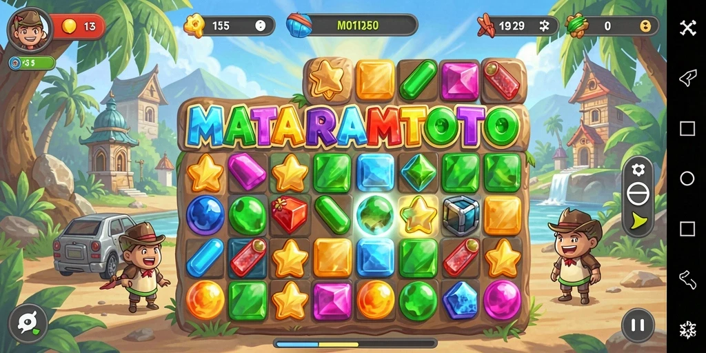 Tangkapan layar menampilkan gameplay seru dari MATARAMTOTO.