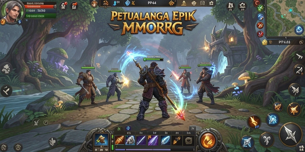Gameplay seru dan imersif di dunia fantasi PP444.