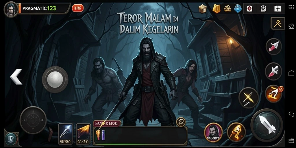 Gameplay menegangkan di dalam kegelapan.