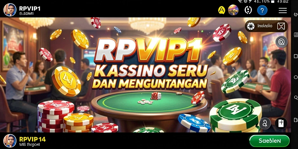 Tampilan menarik dari permainan Kasino RPVIP1 yang menghibur.