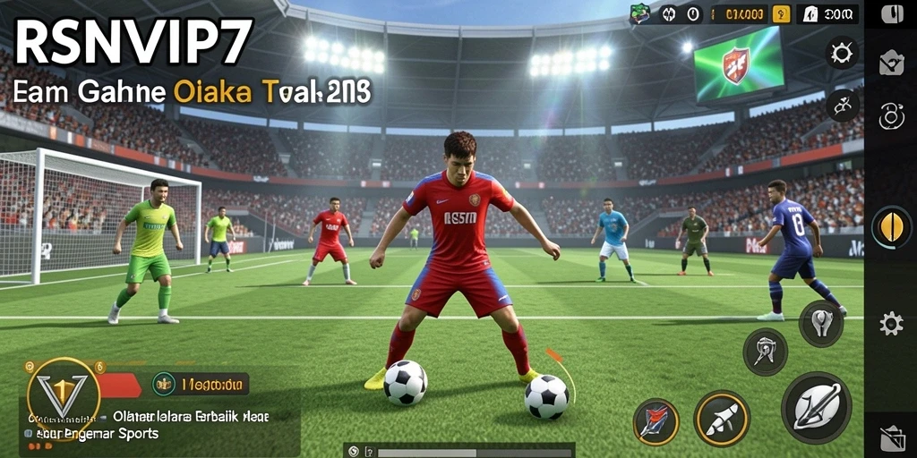 Gameplay RSNVIP7 menampilkan aksi olahraga yang mendebarkan dan grafis menarik.