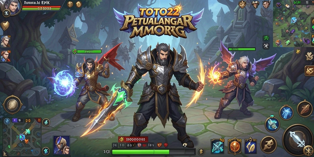 Tampilan gameplay menarik di dunia fantasi TOTO22.
