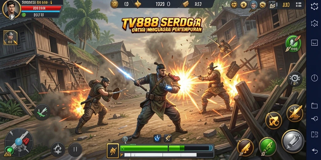 Tampilan gameplay TV888 yang menegangkan dan strategis.