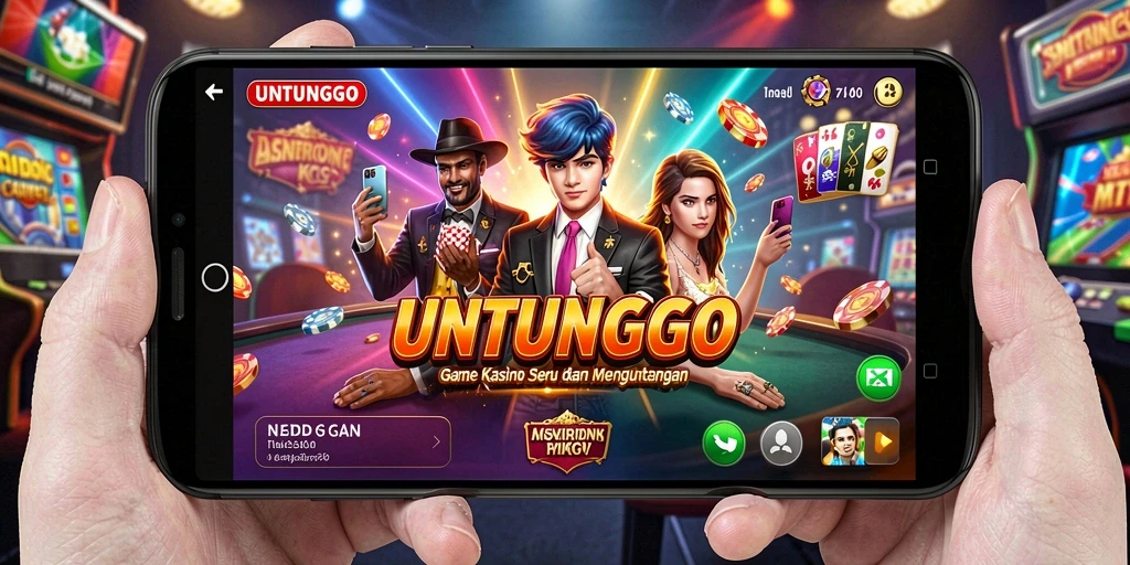 Tampilan screenshot utama UNTUNGGO menampilkan pengalaman bermain Kasino yang menarik.