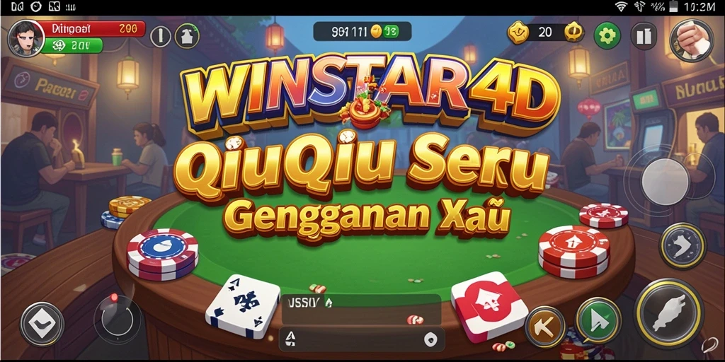 Tampilan gameplay QiuQiu yang seru dan menarik di WINSTAR4D.